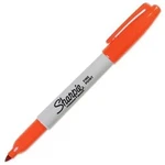 Sharpie Orange Permanent Markers Fine Point Tip New 5. Fixed Price $12.98.