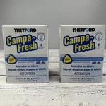 (lot Of 2) Thetford Campa-fresh Free & Clear Rv Holding Tank Treatment 8 Each. Fixed Price $18.99.