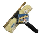 Ettore 71100 Professional Brass Backflip Window Cleaning Combo Tool, 10-INCH. Fixed Price $36.99.